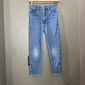 Georges Marciano For Guess Childrens Vintage late 80s 90s Jeans zippered Ankle